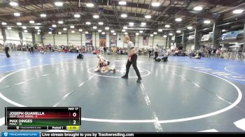 92 lbs Rd# 9- 2:15pm Saturday Final Pool - Max Dinges, POWA vs JOSEPH GUANELLA, West Coast Riders