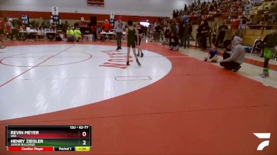 62-77 lbs Round 3 - Henry Ziegler, Junior Bulldogs vs Revin Meyer, HRA