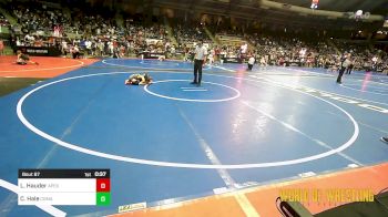 70 lbs Quarterfinal - Louie Hauder, Apex vs Colter Hale, Comanche