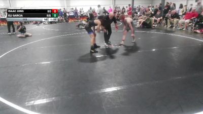 113 lbs Semis (4 Team) - Isaac Jung, MF Dynasty vs Eli Garcia, Reverence United Black