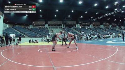 184 lbs Quarterfinal - Bryson Leonhardt, Northwestern (Iowa) vs Luke Sarich, Missouri Valley