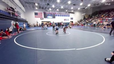 90 lbs Quarterfinal - Keen Huston, Wheatland vs Damani Baughman, Glenrock Intermediate Middle School