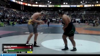 285 lbs Cons. Round 1 - William DeSanti, Forest Grove vs Sean Reeder, Fallon