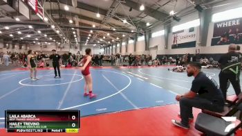 113 lbs Cons. Semi - Laila Abarca, Best Trained Wrestling vs Hailey Trevino, All American Wrestling Club