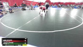 155 lbs Round 2 (6 Team) - Andi McHugh, Team Gold vs Jessica Stover, Team Pink