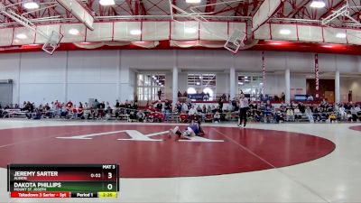 125 lbs Cons. Round 1 - Dakota Phillips, Mount St. Joseph vs Jeremy Sarter, Albion