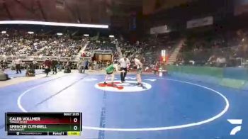 2A-160 lbs Cons. Round 1 - Caleb Vollmer, Tongue River vs Spencer Cuthrell, Moorcroft