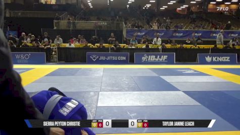 Taylor Janine Leach vs Sierra Peyton Christie 2026 Pan Jiu Jitsu IBJJF Championship
