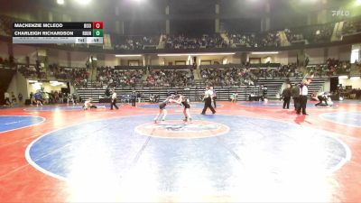 78.5-83 lbs Rr Rnd 2 - Mackenzie McLeod, Bison Takedown Wrestling Club vs Charleigh Richardson, Roundtree Wrestling Academy