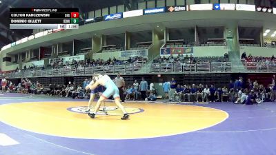 165 lbs Round 1 (16 Team) - Dominic Gillett, Bennington vs Colton Karczewski, Crismon High School