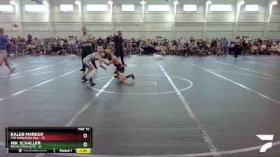 76 lbs Round 3 (6 Team) - Kaleb Marker, The Wrestling Mill vs Nik Schaller, Revolution Elite