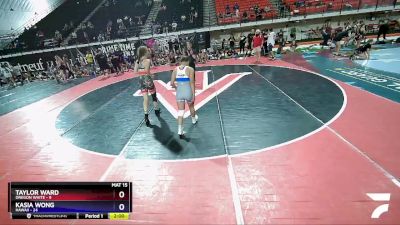 140 lbs Cross Bracket (8 Team) - Audrey Robinson, Oregon White vs Saylor Wendell, Hawaii