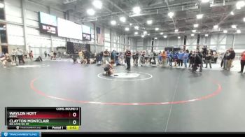 119 lbs Cons. Round 3 - Waylon Hoyt, NWWC vs Clayton Montclair, Big Game WC MT