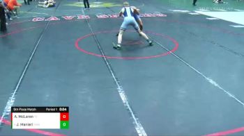 3 - 138 lbs 5th Place Match - Jacob Manieri, Christiansburg vs Alec McLaren, Fort Defiance