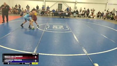 119 lbs Quarters & 1st Wb (16 Team) - Rocco Iallonardo, Minnesota Red vs Leonidas Miranda, Florida