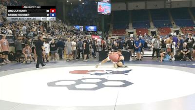 190 lbs Cons. Rd Of 64 - Lincoln Marr, Minnesota vs Baron Krueger, Wisconsin