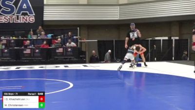 10U Boys - 71 lbs Semis - Daniel Khachatryan, California vs Miles Christensen, Heartland Wrestling Academy