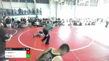 65 lbs Rr Rnd 5 - Darius Saremi, Top Dog WC vs Isaiah Flores, Pounders WC