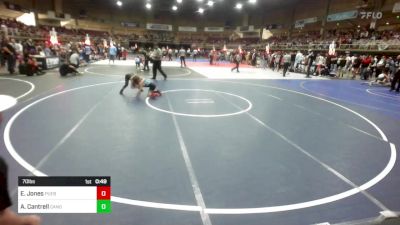 70 lbs Rr Rnd 1 - Everett Jones, Pueblo West Storm vs Aiden Cantrell, Canon City