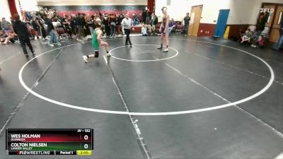 132 lbs Cons. Round 4 - Wes Holman, Glenrock vs Colton Nielsen, Lander Valley