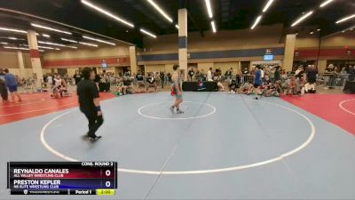 165 lbs Cons. Round 2 - Reynaldo Canales, All Valley Wrestling Club vs Preston Kepler, NB Elite Wrestling Club