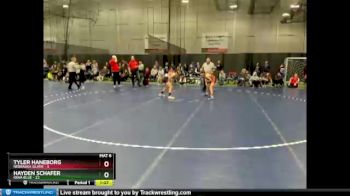 105 lbs Round 1 (6 Team) - Hayden Schafer, Iowa Blue vs Tyler Haneborg, Nebraska Silver