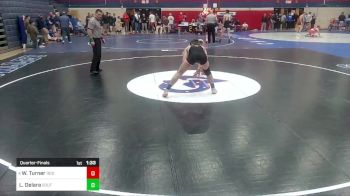 160 lbs Quarterfinal - Will Turner, Indiana vs Landon Delara, Southmoreland