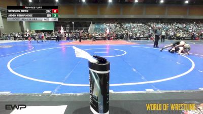138 lbs Quarterfinal - Stephen Meek, Sanderson Wrestling Academy vs Aiden Fernandez, Dethrone