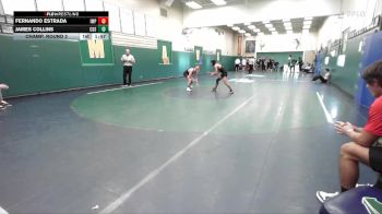 106 lbs Champ. Round 2 - James Collins, Corona Del Sol vs Fernando Estrada, Imperial