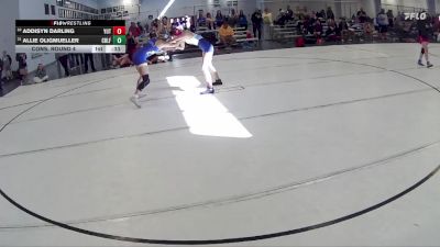 117 lbs Cons. Round 4 - Allie Oligmueller, West Holt vs Addisyn Darling, Yutan