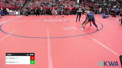 130 lbs Rr Rnd 3 - Ariana Criado-Silvar, ReZults Wrestling vs Andrew Alvarez, Wolfpak Wrestling