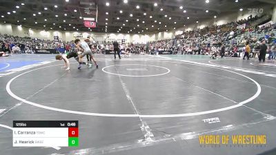 125 lbs Consi Of 16 #1 - Isaias Carranza, Top Dog Wrestling Club vs James Hearick, Sweet Home