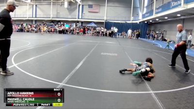 48 lbs Round 1 (6 Team) - Apollo Hawkins, Mat Assassins Black vs Maxwell Caudle, Vipers Wrestling