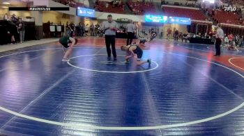 94 lbs Champ. Round 2 - William Tusick, Ennis Wrestling Club vs Roper Henke, Butte Wrestling Club