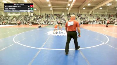 113 lbs Consi Of 64 #2 - Alexander Mitchell, NC vs Neel Kapoor, NY