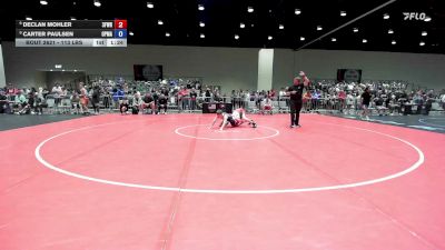 113 lbs Cons. Sub-quarters - Declan Mohler, 3F Wrestling vs Carter Paulsen, Open Mats