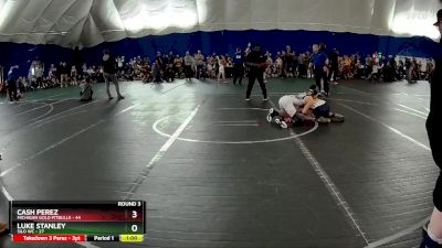 110 lbs Round 3 (3 Team) - Luke Stanley, Silo WC vs Cash Perez, Michigan Gold Pitbulls