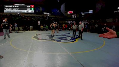 150 lbs Semifinal - Hayden Adkins, York vs Leyden Gentry, Laurens
