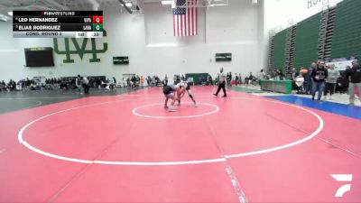 120 lbs Cons. Round 5 - Elias Rodriguez, La Habra vs Leo Hernandez, Villa Park