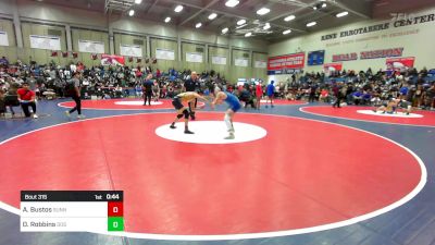 140 lbs Consi Of 16 #1 - Angel Bustos, Sunnyside vs Daniel Robbins, Dos Palos