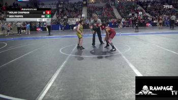 95 lbs Champ. Round 1 - Ben Phipps, Bobcat Wrestling Club vs Nolan Chapman, Osage Indians