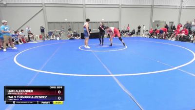 215 lbs 2nd Wrestleback (8 Team) - Liam Alexander, Arkansas Blue vs Italo Chavarria-Mendez, Texas Red