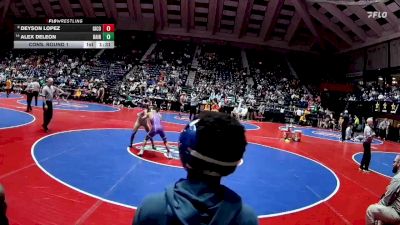3A-106 lbs Cons. Round 1 - Alex DeLeon, Bainbridge vs Deyson Lopez, Gilmer County