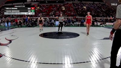 G 126 lbs Semifinal - Olivia Bezdicek, Jerome vs Bella Eddins, Grace