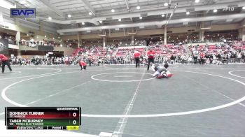110 lbs Quarterfinal - Dominick Turner, STL Warrior vs Taber McBurney, WR - Topeka Blue Thunder