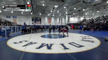 110 lbs Champ. Round 2 - Daisy Henriquez, Covina vs Samantha Cornejo, Esperanza