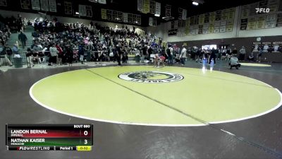 120 lbs Cons. Round 4 - Landon Bernal, Imperial vs Nathan Kaiser, Monache