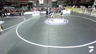 Cons. Round 5 - Marci Cueva, Northview High School Wrestling vs Marley Nelson, Team Thunder Wrestling Club