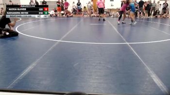 110-120 lbs Cons. Round 1 - Alexia Glover, Petersburg (PORTA) vs Kassandra Reyes, Aurora (East Aurora)