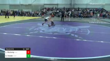 61 lbs Prelims - Liam Mcclung, Culver Mat Club vs Kellen Fender, Unaffiliated